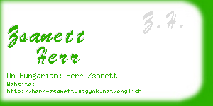 zsanett herr business card